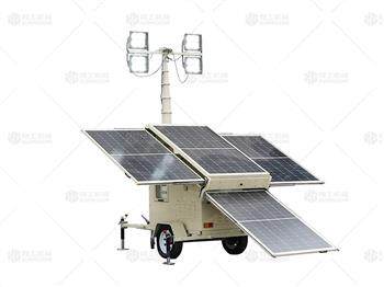 太陽能燈車